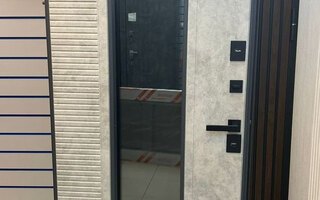 дверь из металла с терморазрывом и зеркалом